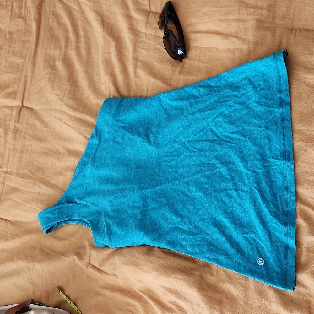 Lululemon one shoulder built in bra tank